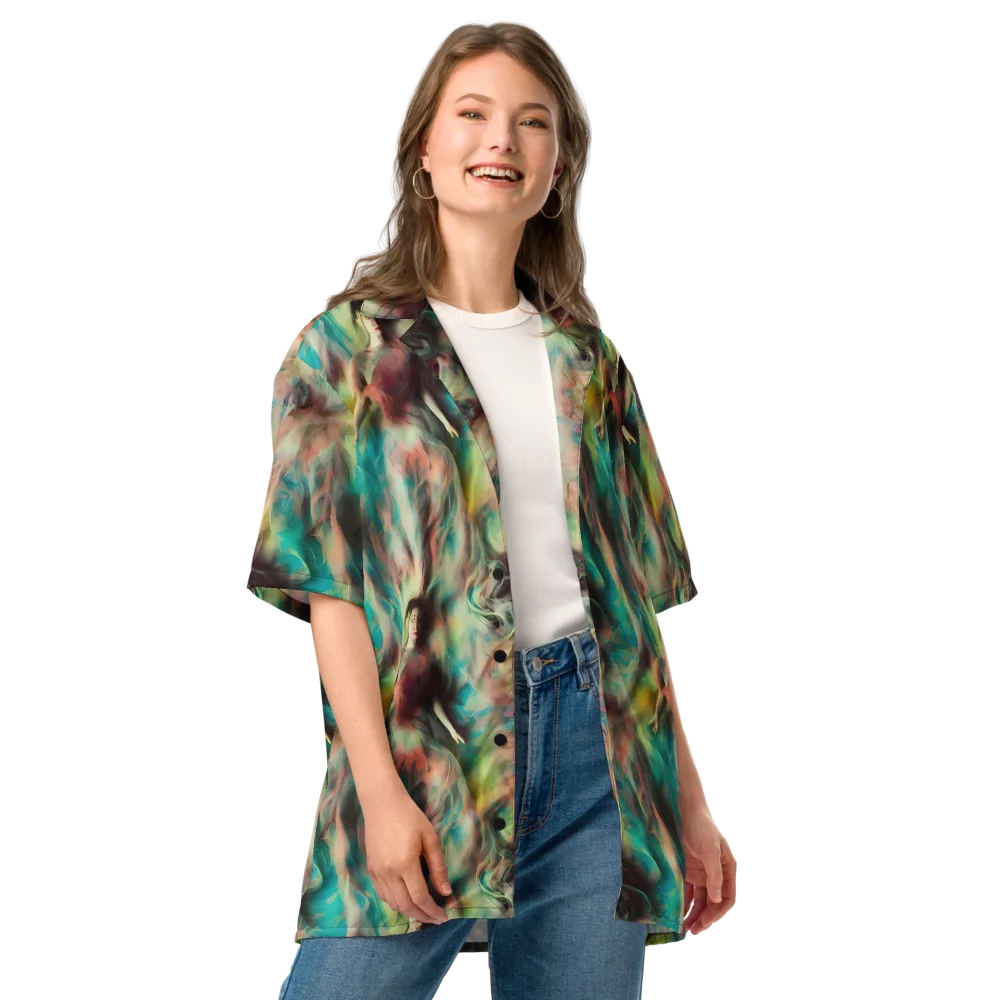 Enchanted Fusion on Button Shirt — Front