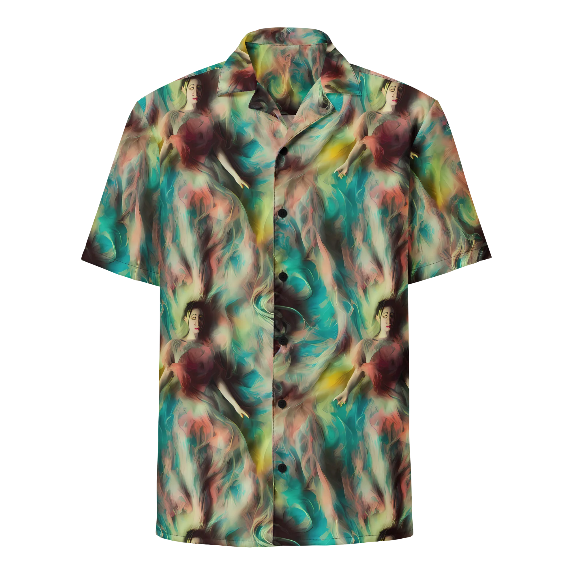 Enchanted Fusion on Button Shirt — Front