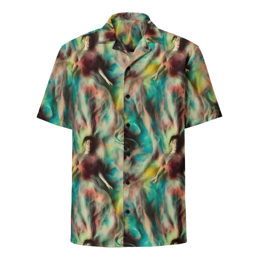 Enchanted Fusion on a Button Shirt