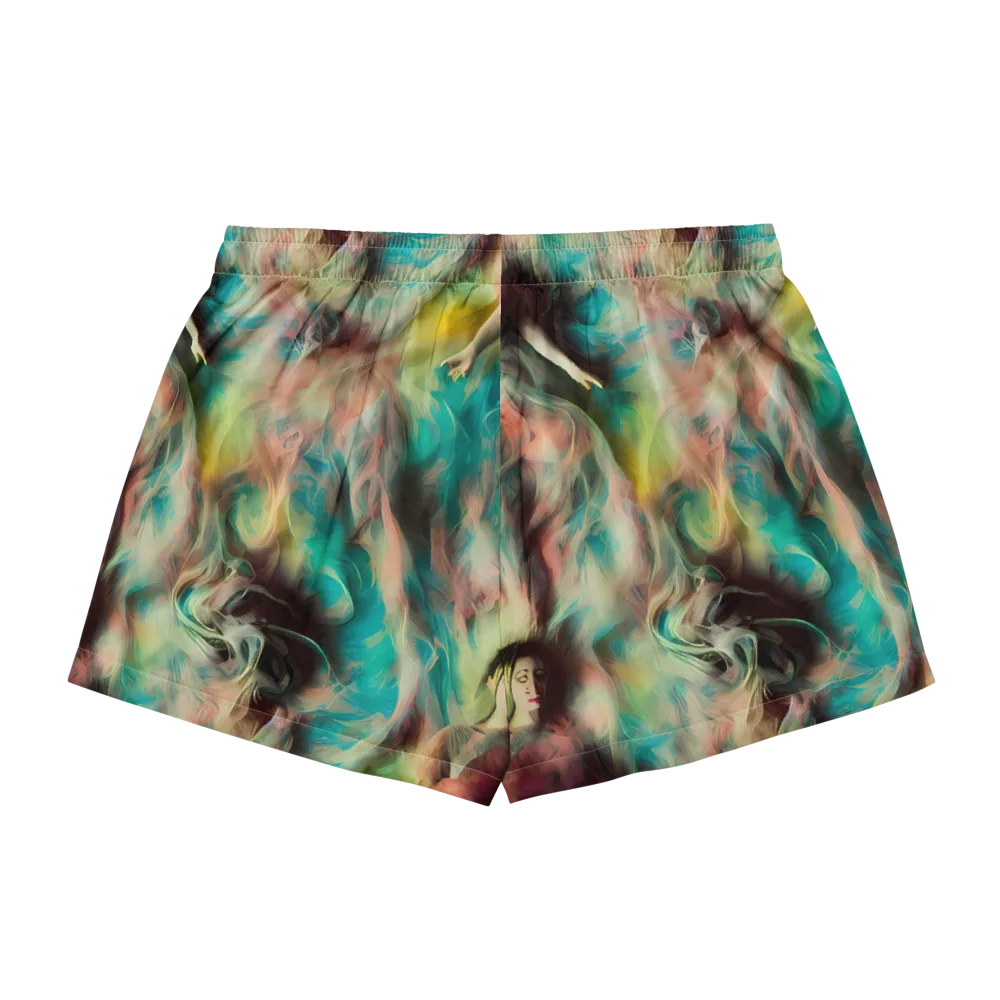 Enchanted Fusion on Women's Pajama Shorts — Back