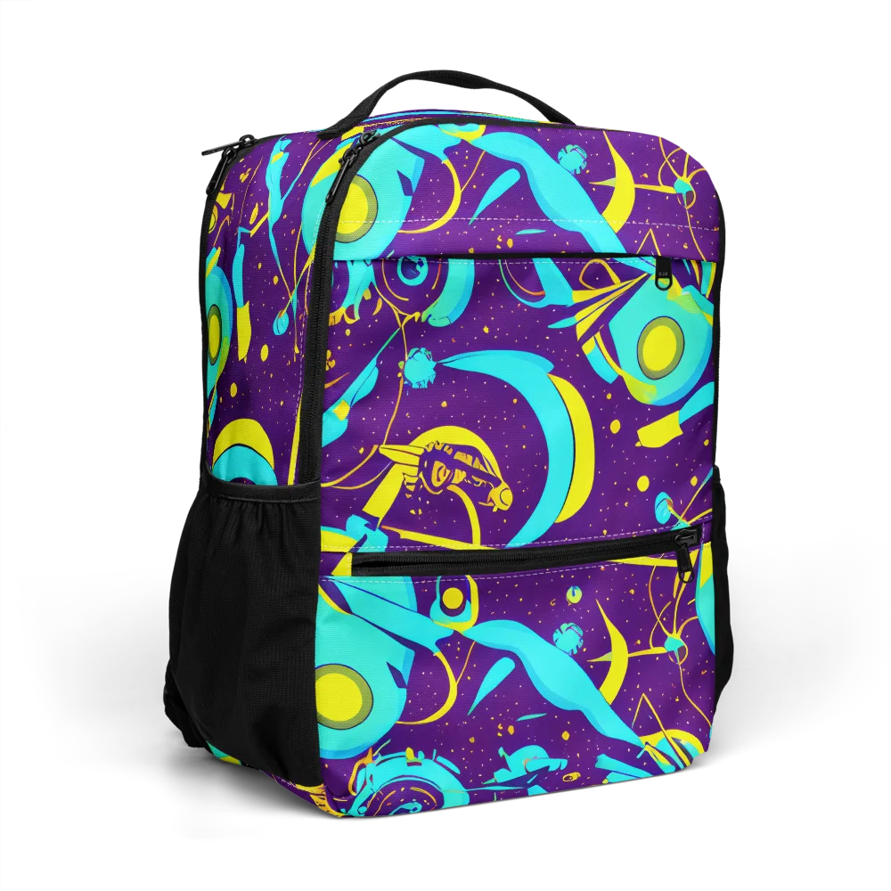 Azure Odyssey on Utility Backpack — Right Front