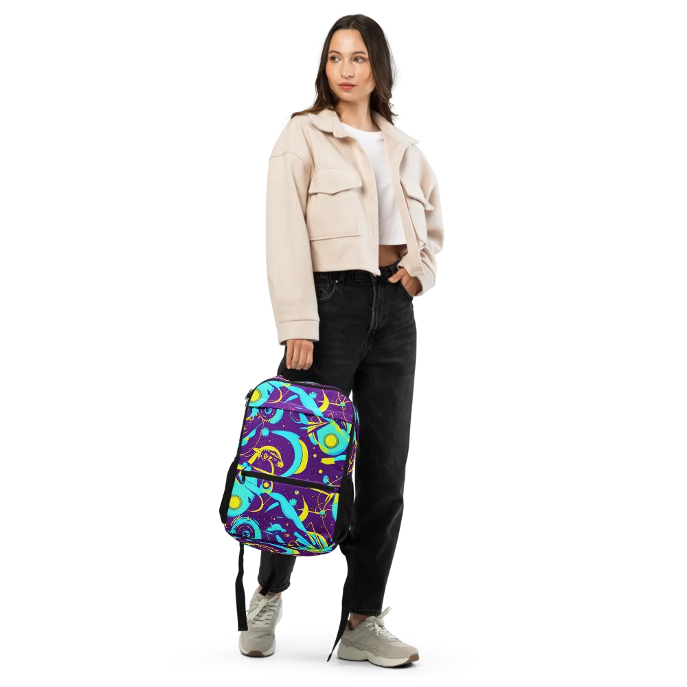 Azure Odyssey on Utility Backpack — Front