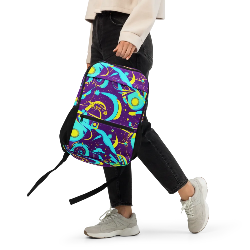 Azure Odyssey on Utility Backpack — Front