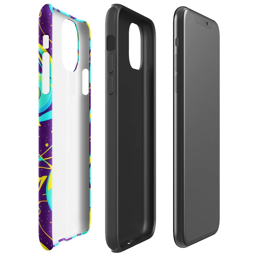 Azure Odyssey on Tough Case for iPhone® — Right