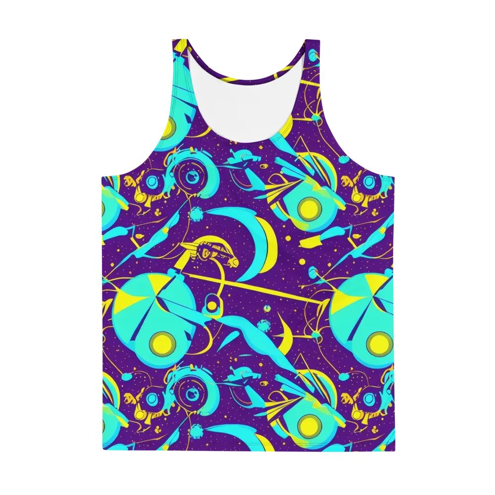Azure Odyssey on Men's Tank Top — Front
