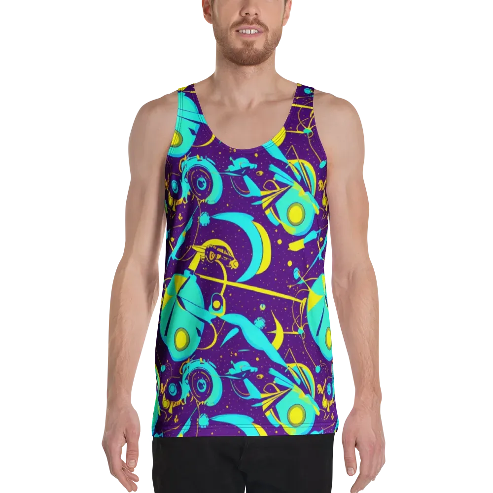 Azure Odyssey on Men's Tank Top — Front