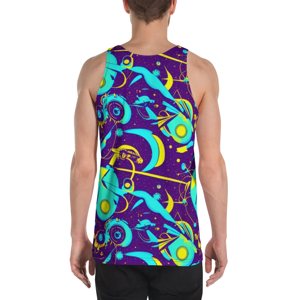 Azure Odyssey on Men's Tank Top — Back