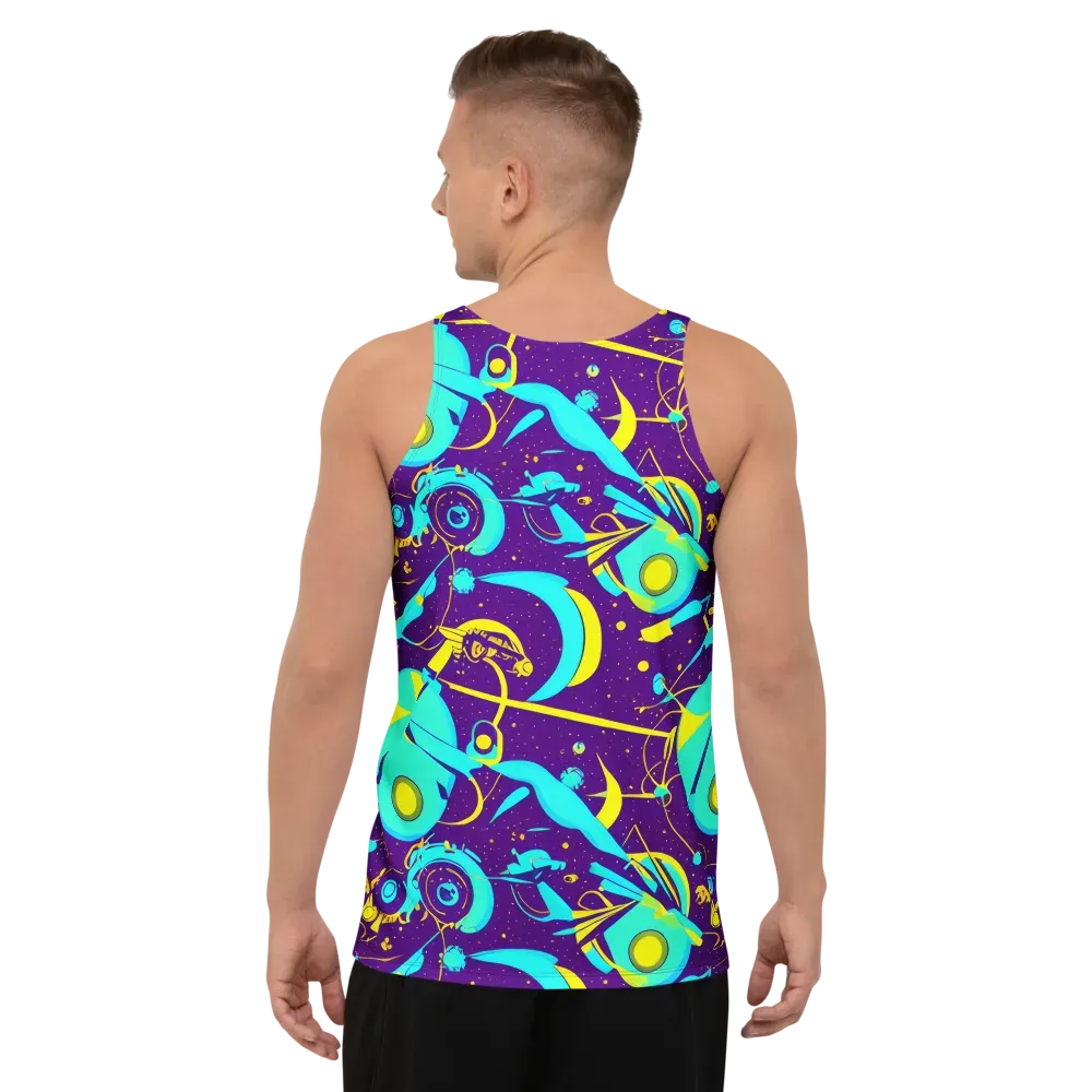 Azure Odyssey on Men's Tank Top — Back