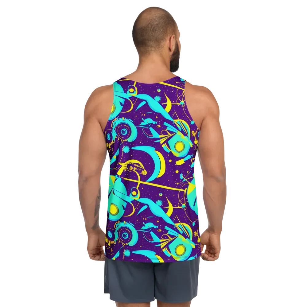 Azure Odyssey on Men's Tank Top — Back