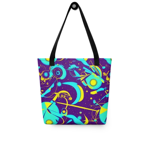 Azure Odyssey on a Tote Bag