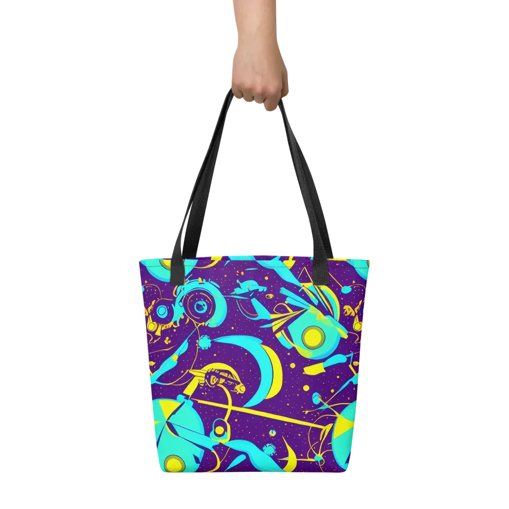 Azure Odyssey on Tote Bag — Front