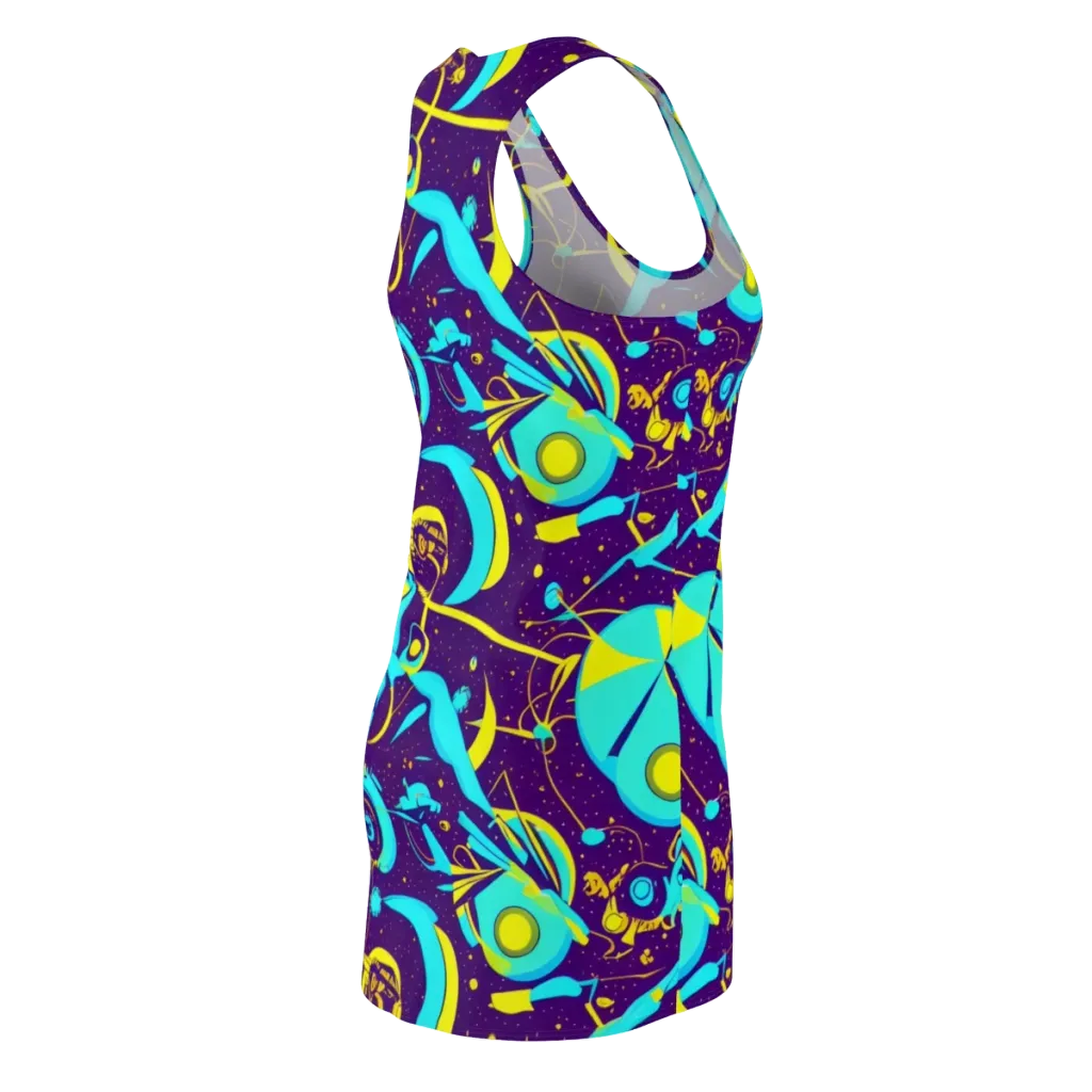 Azure Odyssey on Racerback Dress — Back Side