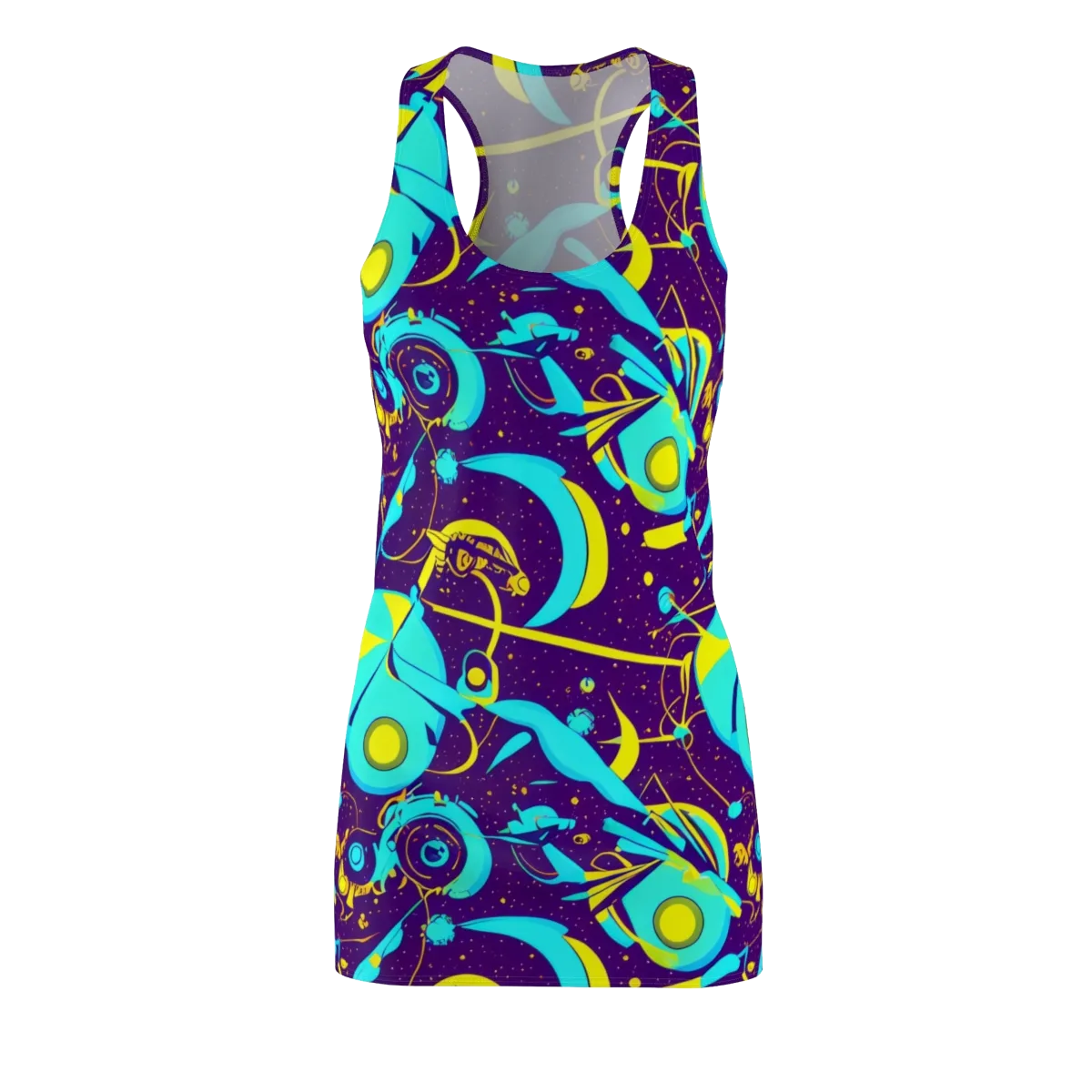 Azure Odyssey on Racerback Dress — Front