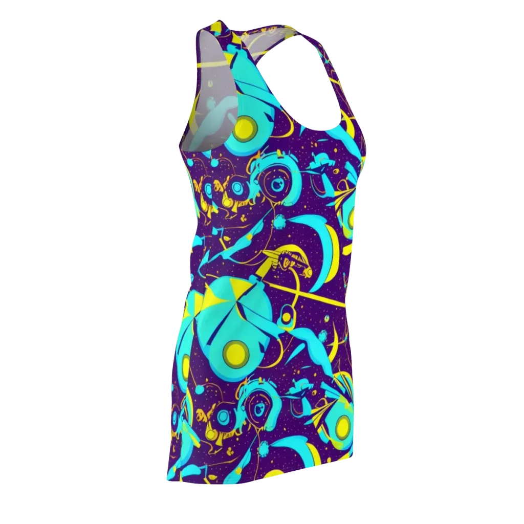 Azure Odyssey on Racerback Dress — Front Side