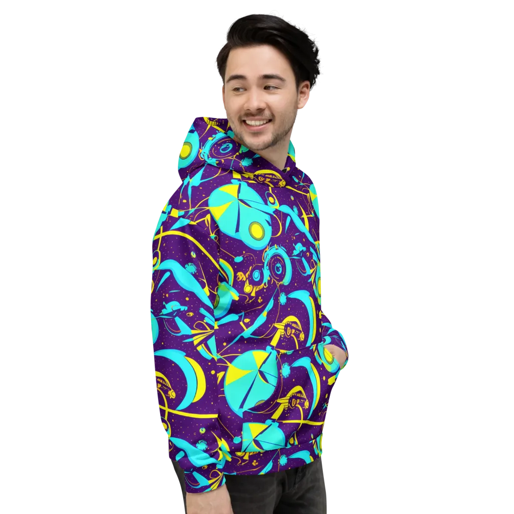 Azure Odyssey on Hoodie — Right