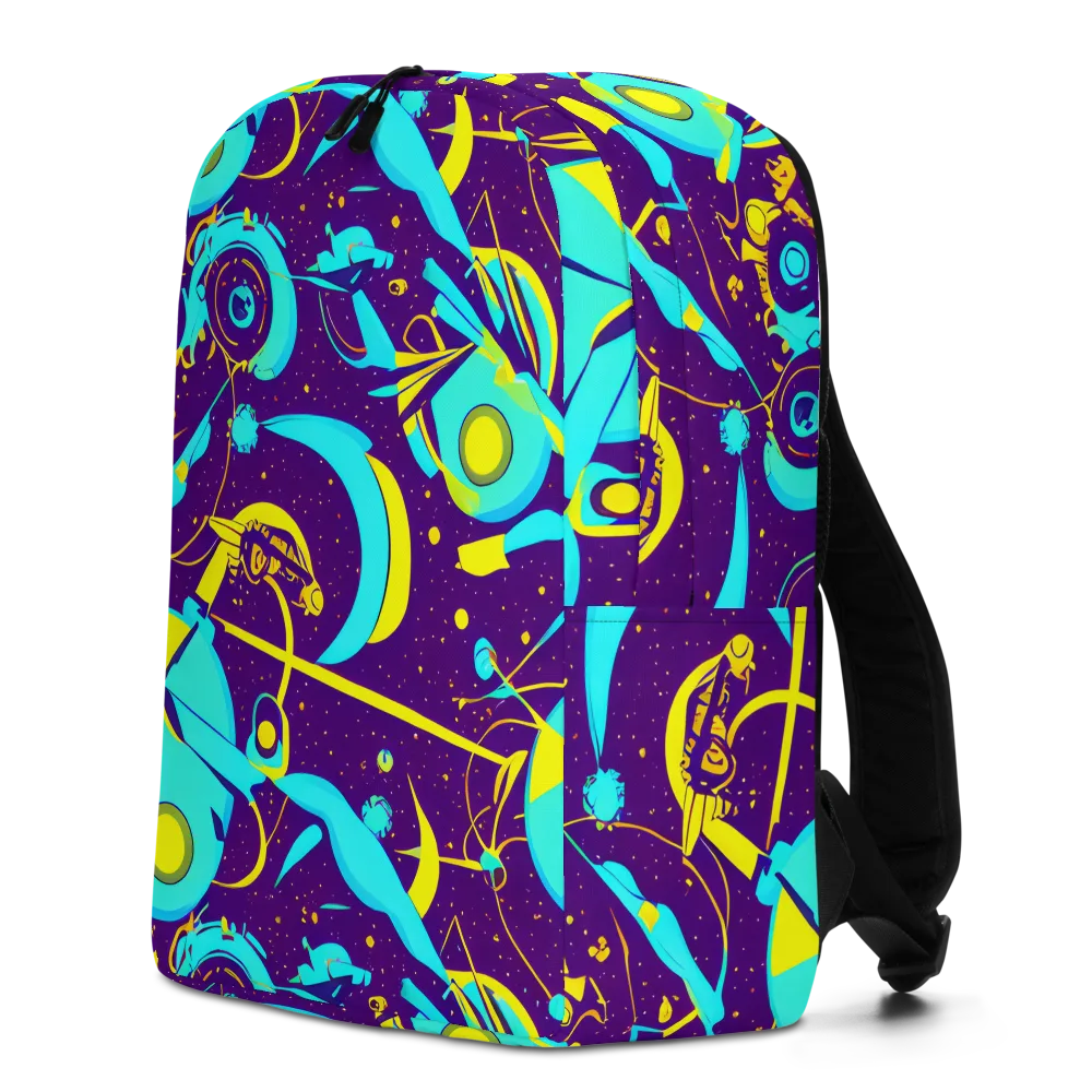 Azure Odyssey on Minimalist Backpack — Left