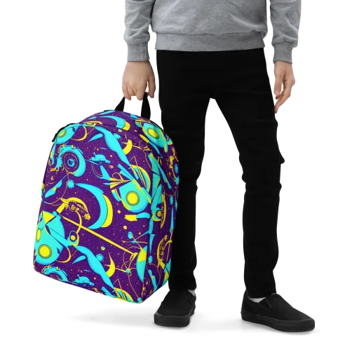 Azure Odyssey on a Minimalist Backpack