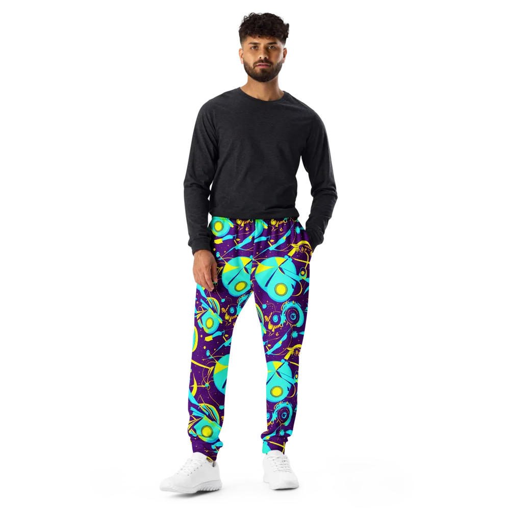 Azure Odyssey on Men's Joggers — Front