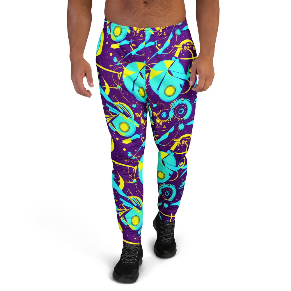 Azure Odyssey on Men's Joggers — Front
