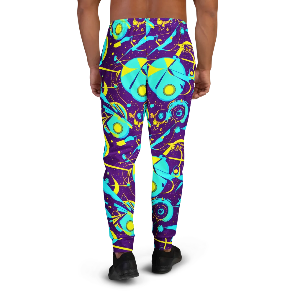 Azure Odyssey on Men's Joggers — Back