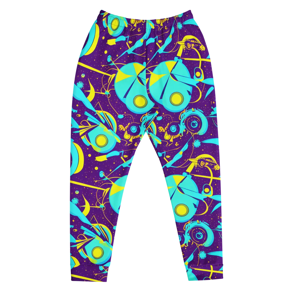 Azure Odyssey on Men's Joggers — Front