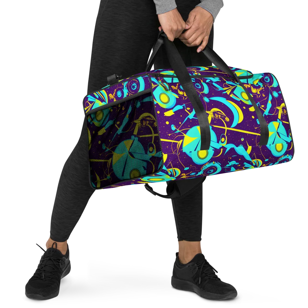 Azure Odyssey on Duffle Bag — Right Front