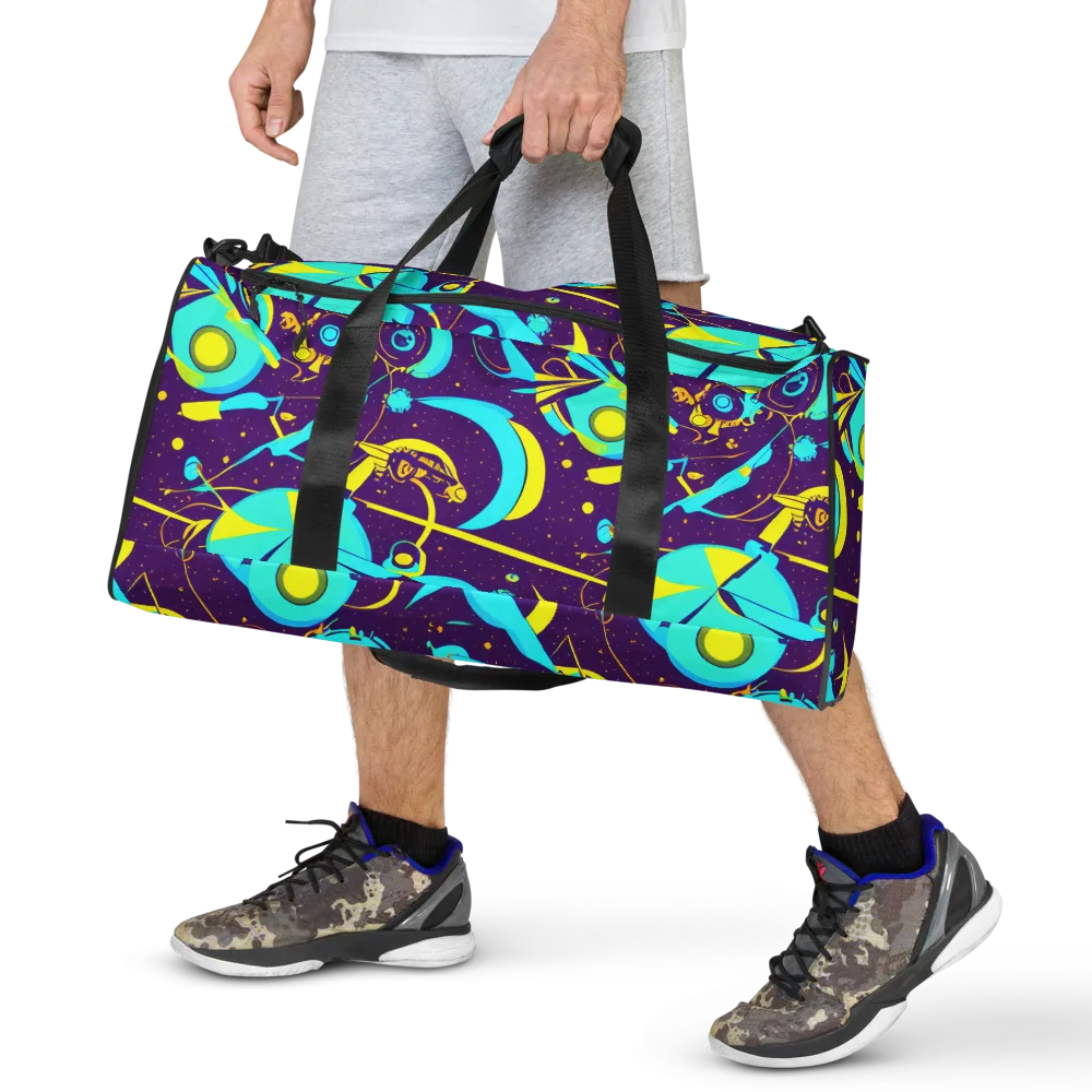 Azure Odyssey on Duffle Bag — Front