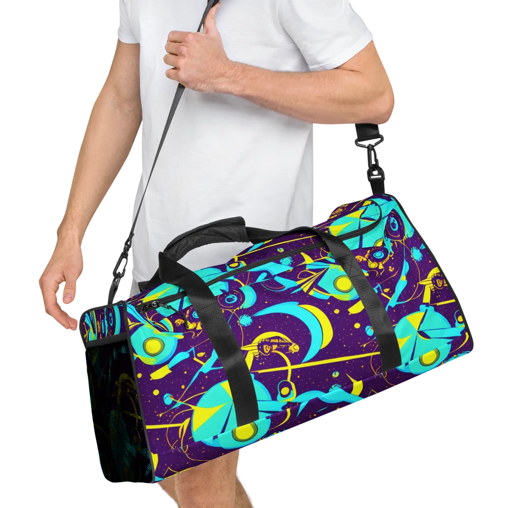 Azure Odyssey on Duffle Bag — Right Front
