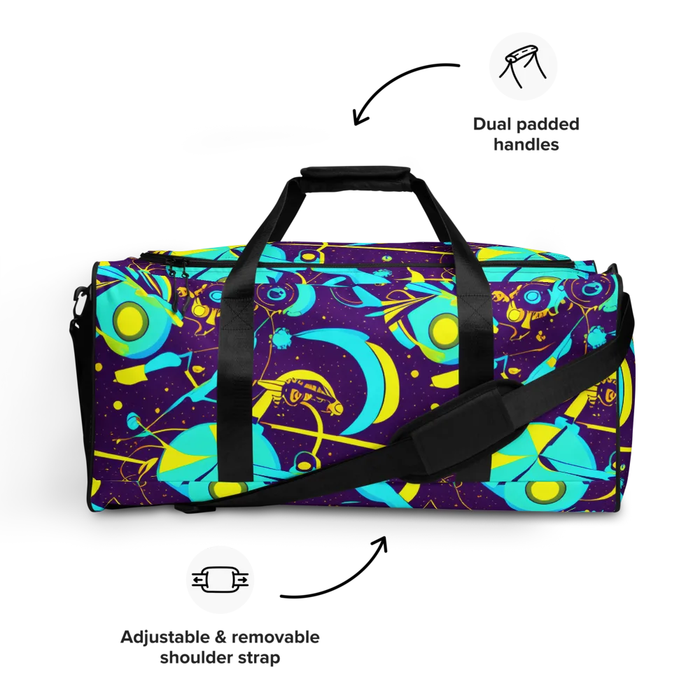 Azure Odyssey on Duffle Bag — Front