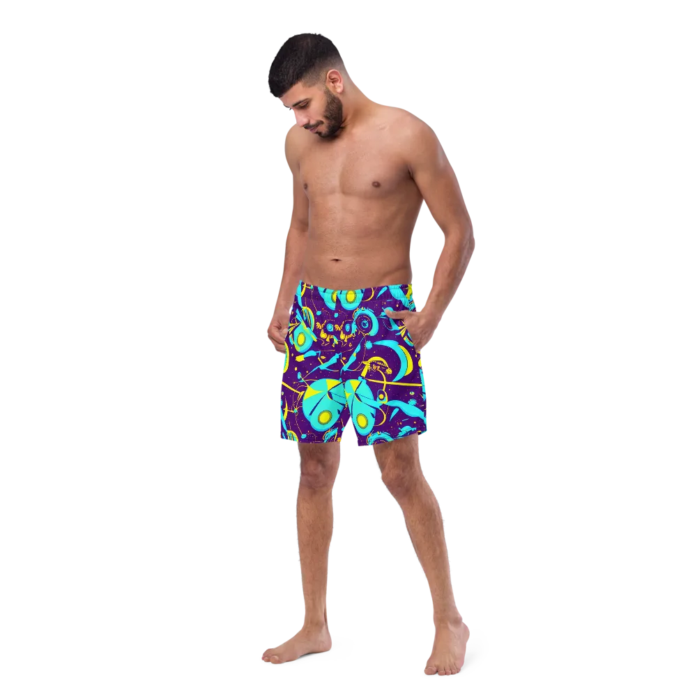 Azure Odyssey on Swim Trunks — Left Front