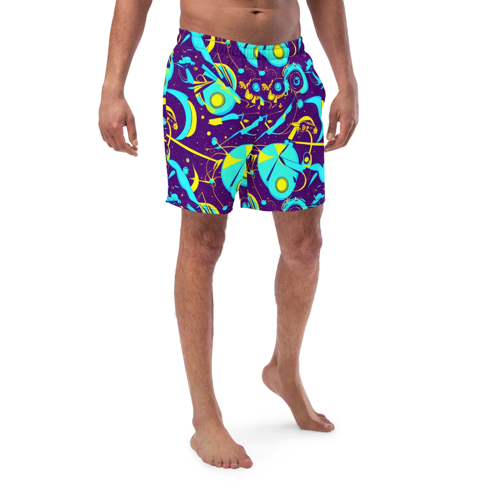 Azure Odyssey on Swim Trunks — Front