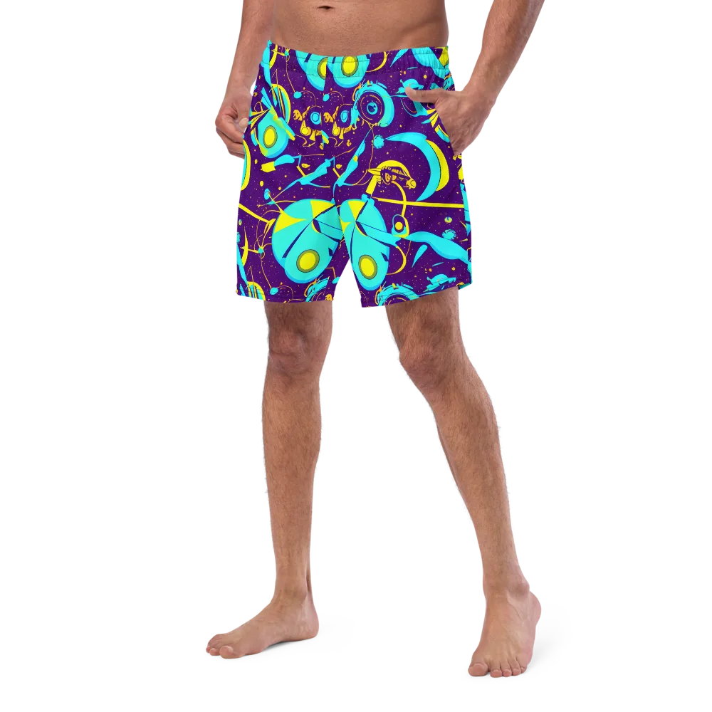 Azure Odyssey on Swim Trunks — Left Front