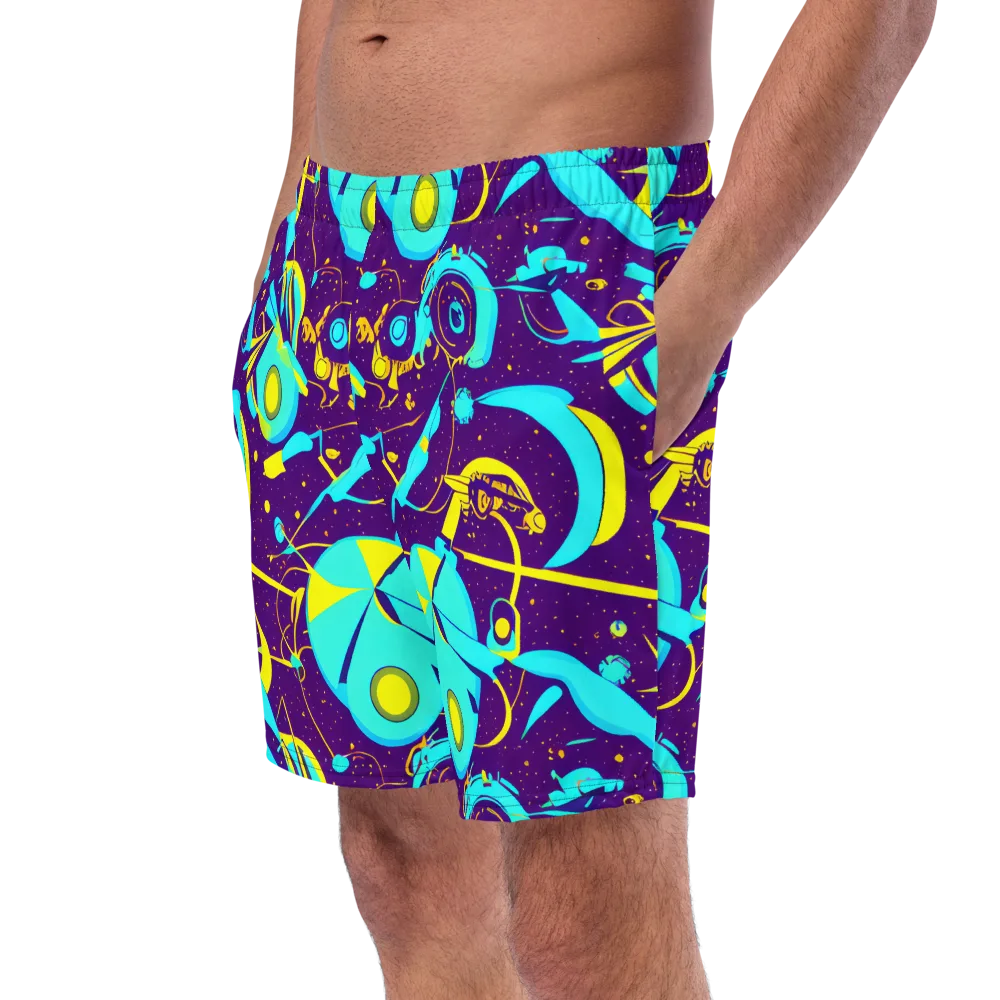Azure Odyssey on Swim Trunks — Left Front