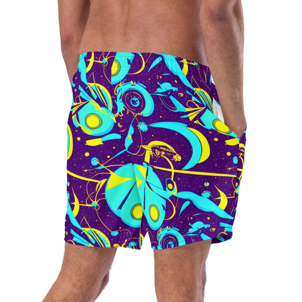 Azure Odyssey on Swim Trunks — Right Back