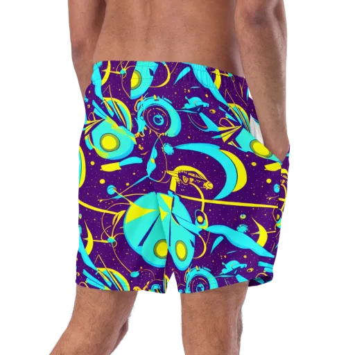 Azure Odyssey on a Swim Trunks