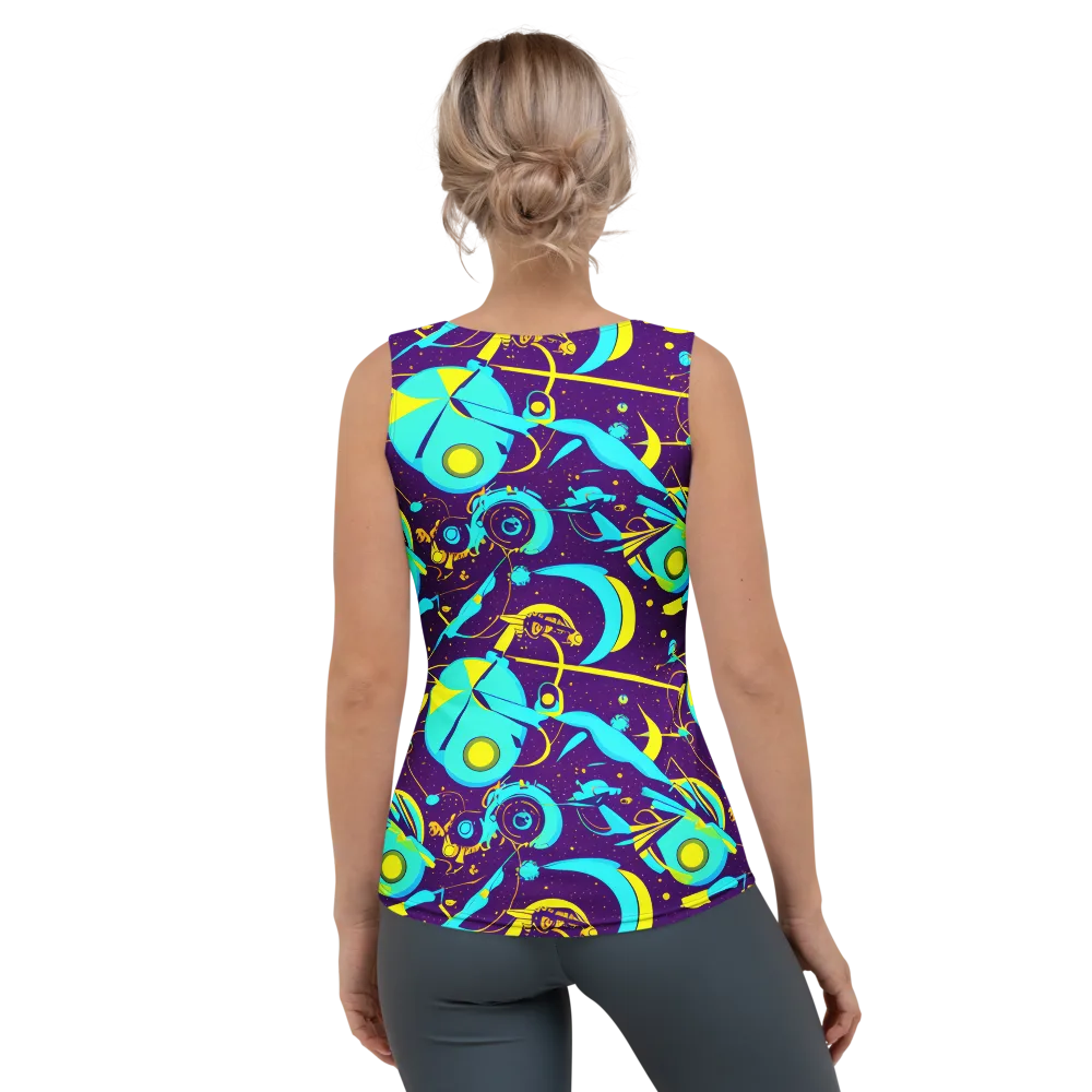 Azure Odyssey on Women's Tank Top — Back