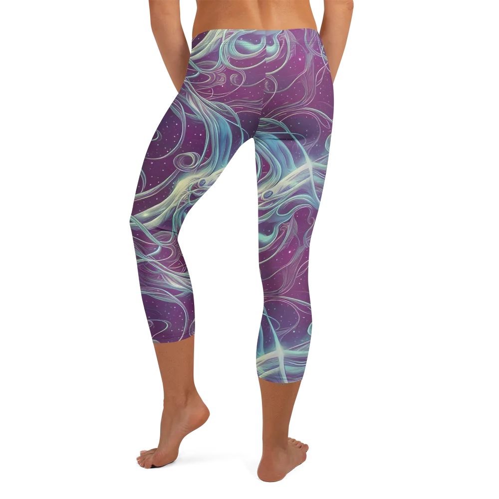 Morgan's Whirl on Capri Leggings — Back