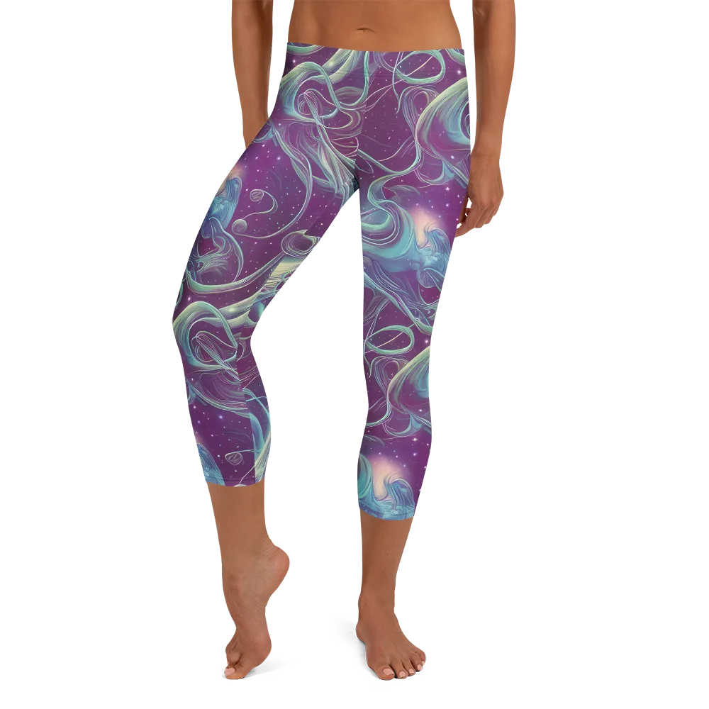 Morgan's Whirl on Capri Leggings — Front