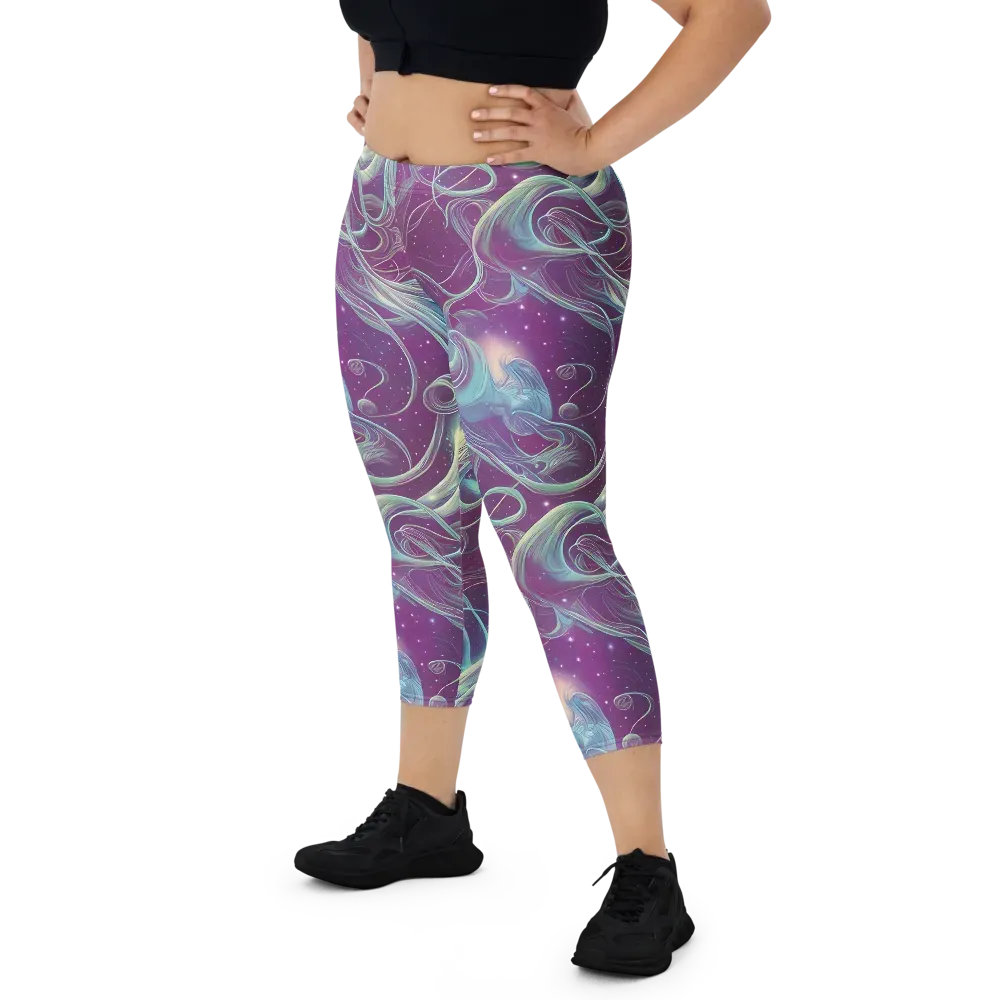 Morgan's Whirl on Capri Leggings — Front