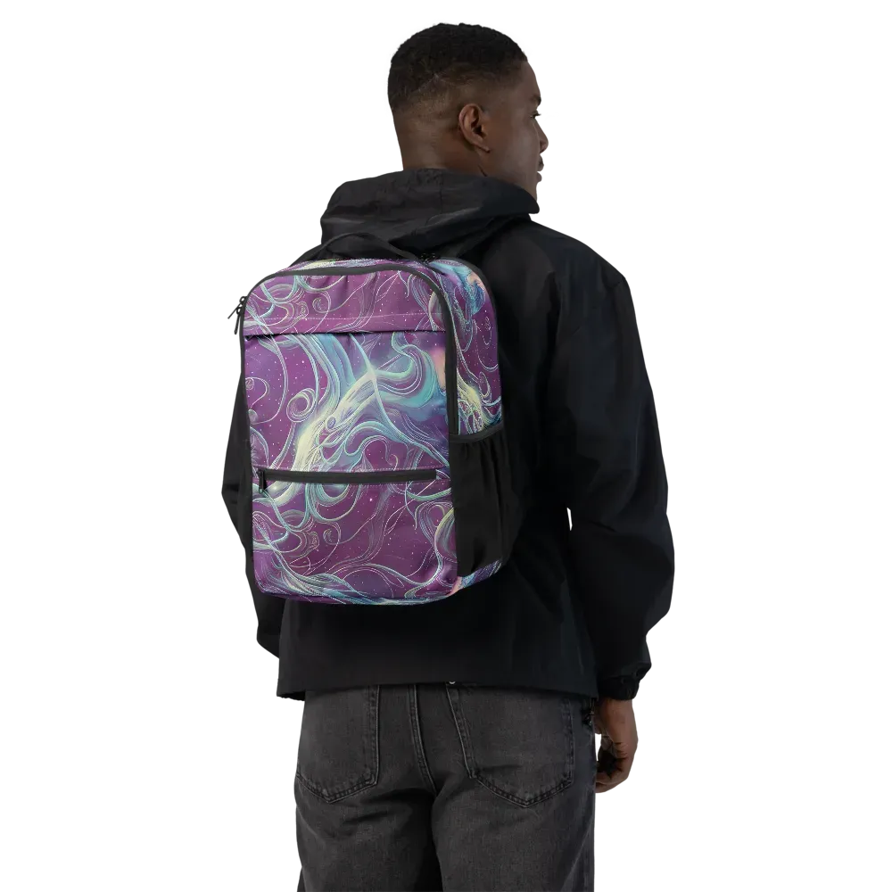 Morgan's Whirl on Utility Backpack — Back