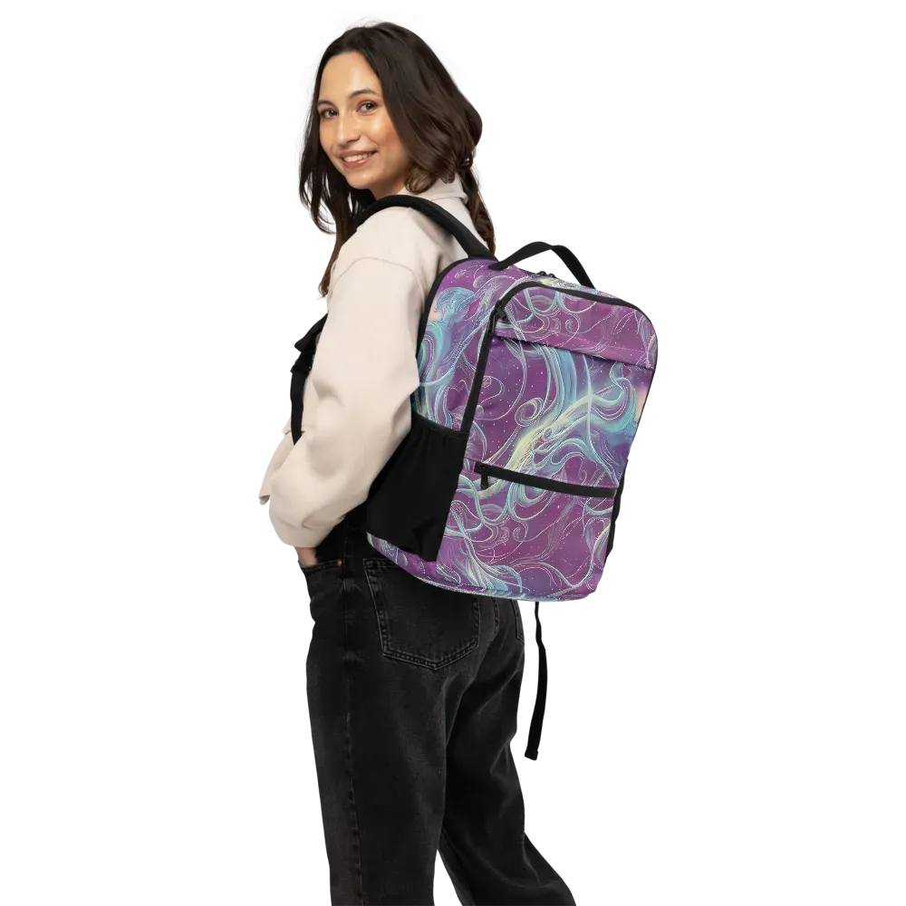 Morgan's Whirl on Utility Backpack — Back