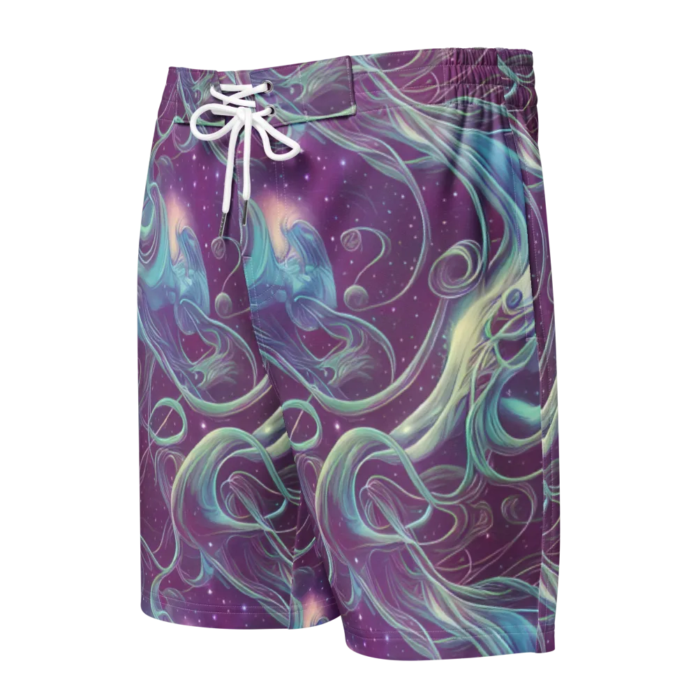 Morgan's Whirl on Men's Board Shorts — Front