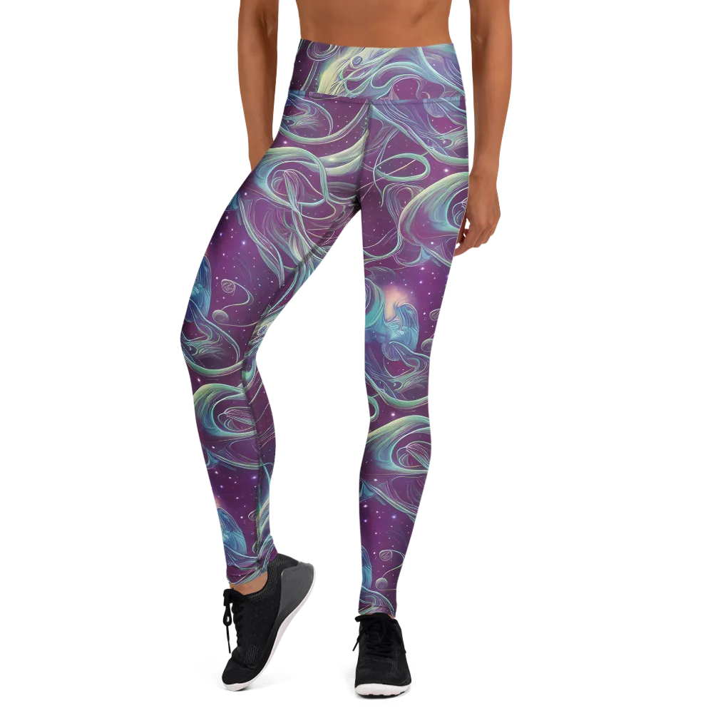 Morgan's Whirl on Yoga Leggings — Front