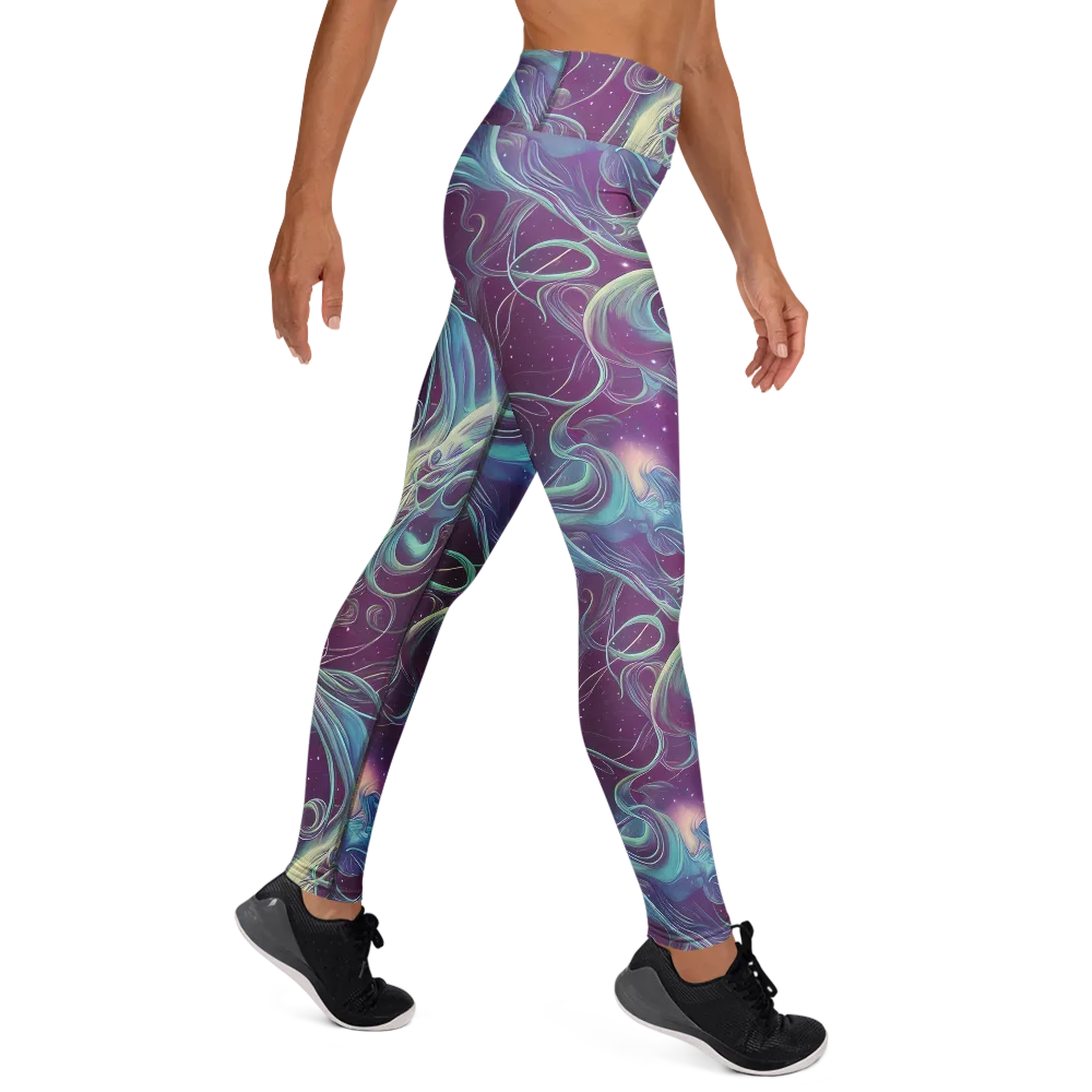 Morgan's Whirl on Yoga Leggings — Right