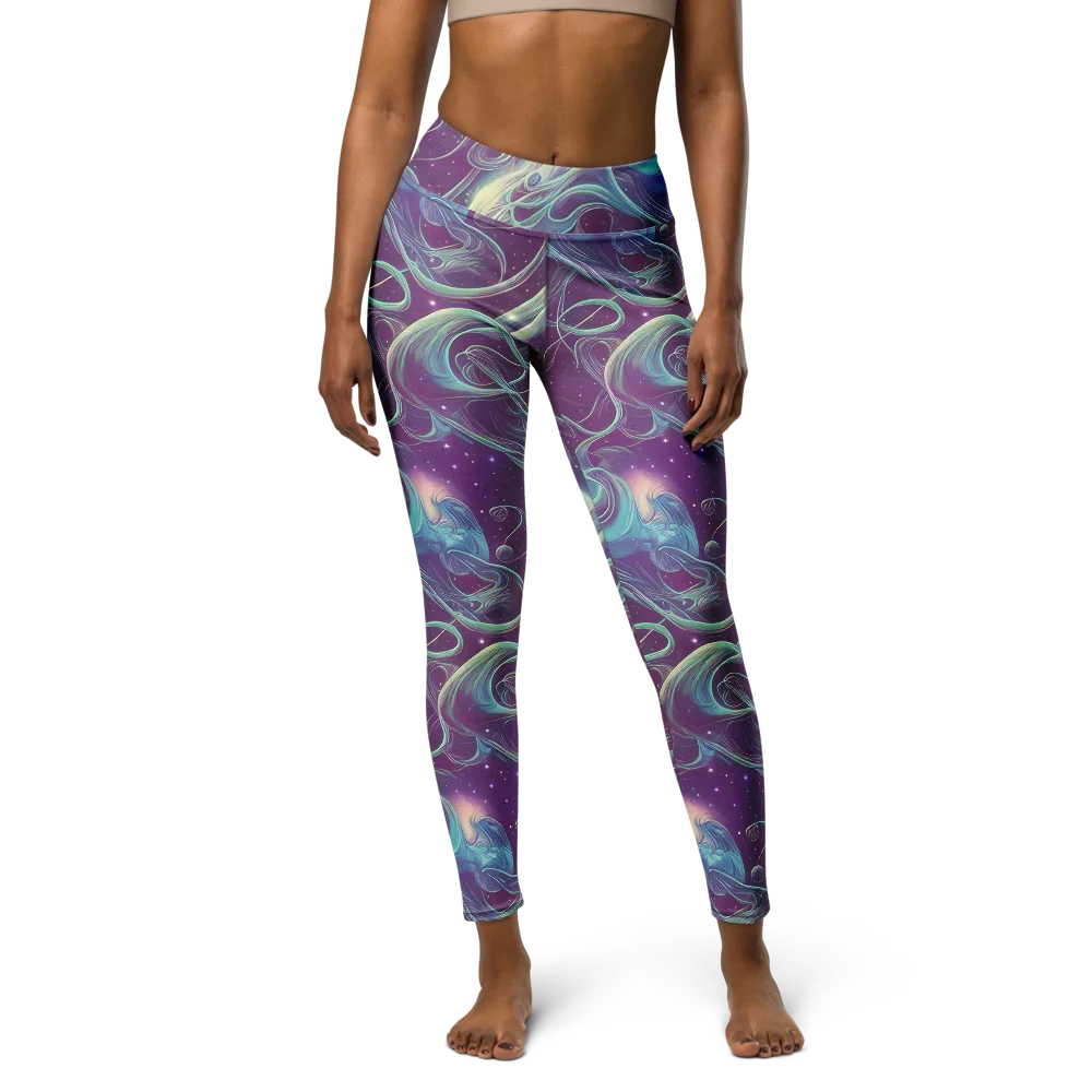 Morgan's Whirl on Yoga Leggings — Front
