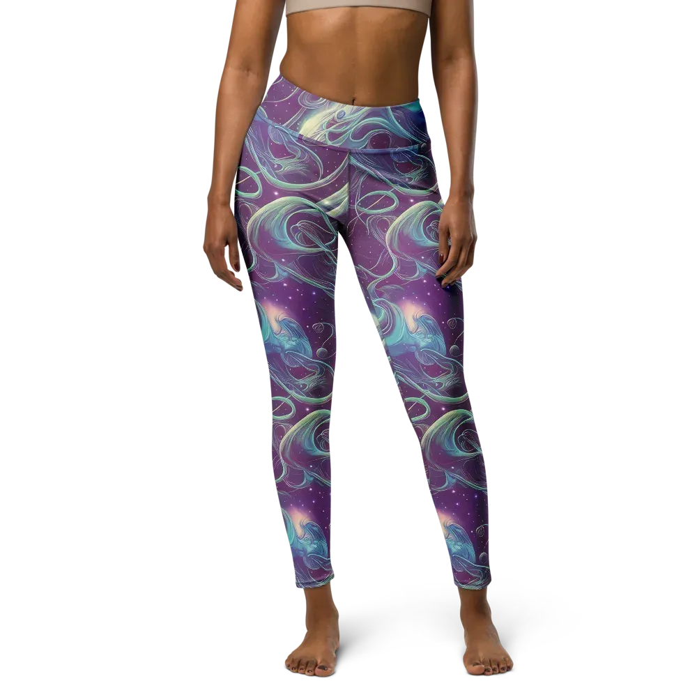 Morgan's Whirl on Yoga Leggings — Front