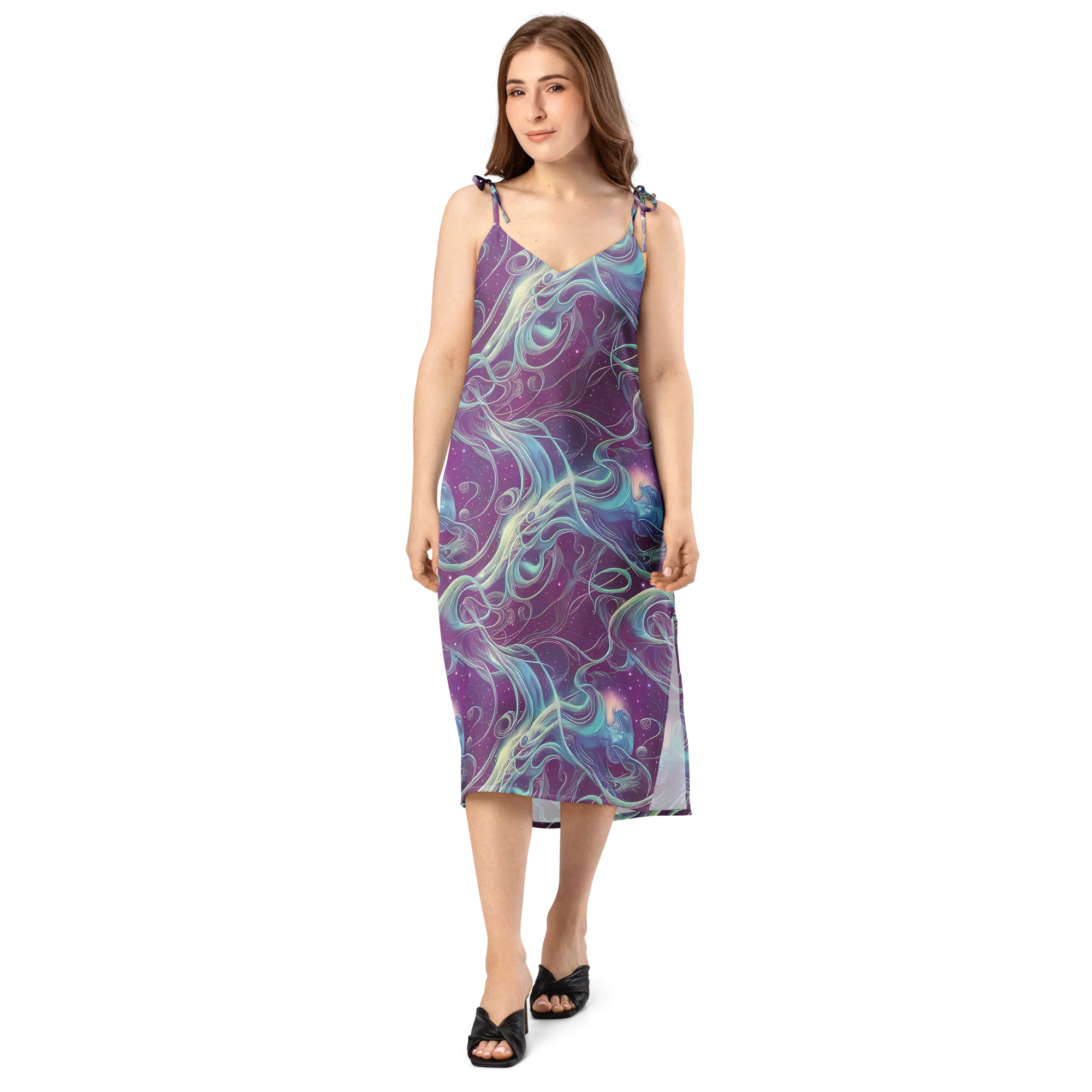 Morgan's Whirl on Slip Dress — Front