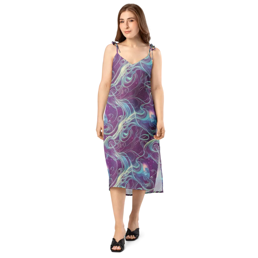 Morgan's Whirl on Slip Dress — Front