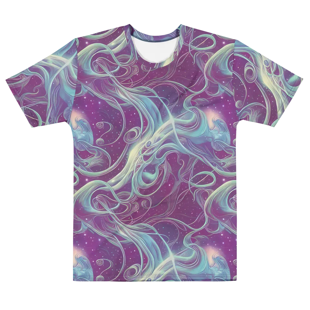 Morgan's Whirl on Men's Cotton Crew Neck T-Shirt — Front