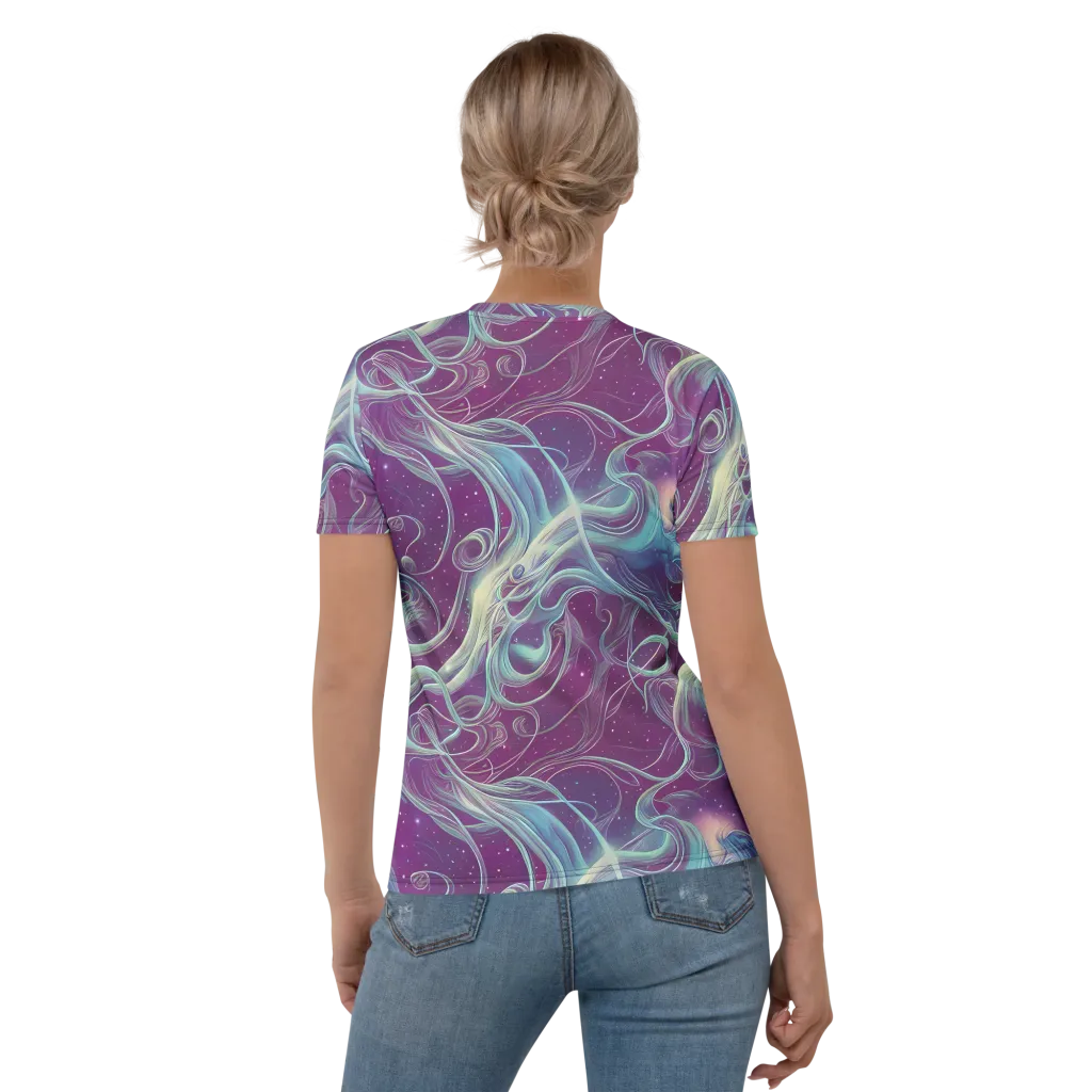 Morgan's Whirl on Women's Crew Neck T-Shirt — Back